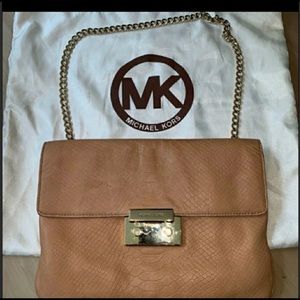 Michael Kors Python Gold Chain Purse